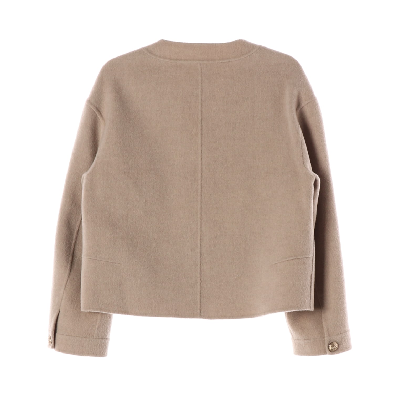 주크 23FW 울 캐시미어 핸드메임드 브이넥 숏 코트 재킷 이미지 2