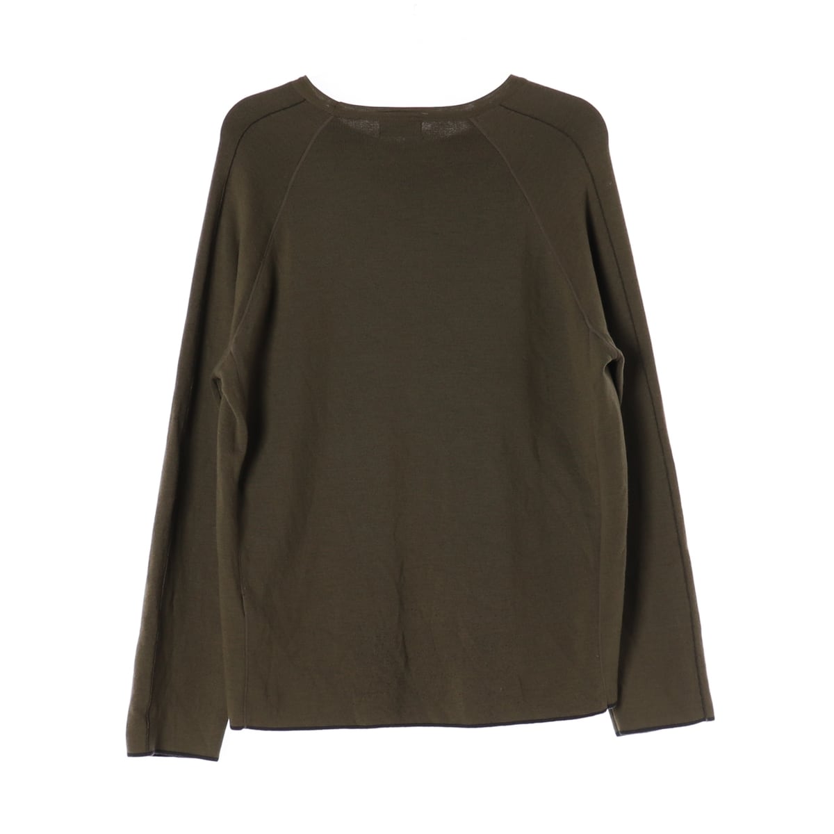 타임 21FW 울 블렌드 라글란 라운드넥 니트 스웨터 상세 이미지 2