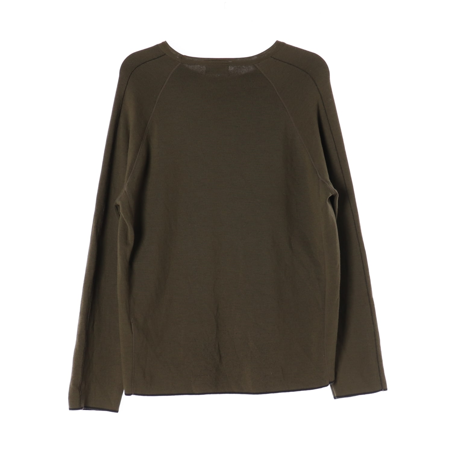 타임 21FW 울 블렌드 라글란 라운드넥 니트 스웨터 이미지 2
