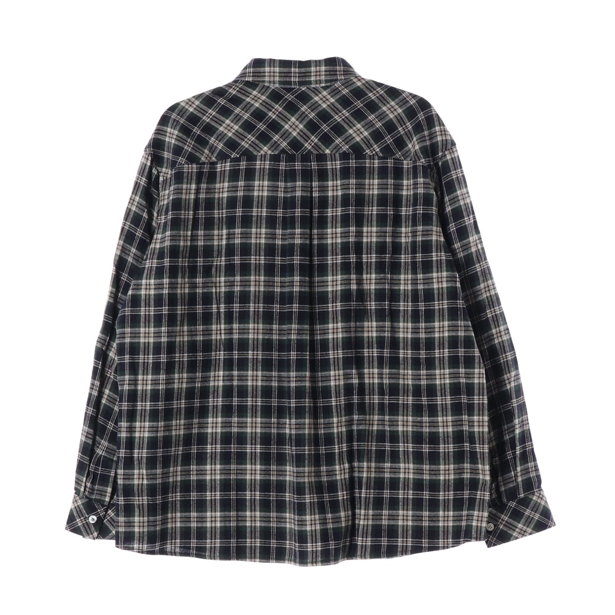 (새상품) 앤유 24FW 칼스버그 루즈핏 체크 셔츠 그린 상세 이미지 2