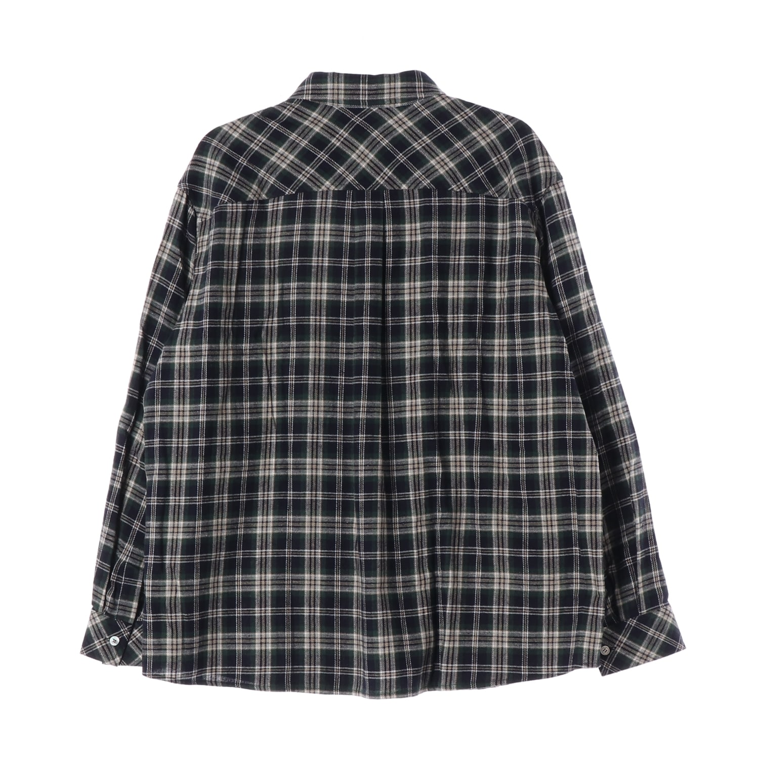 (새상품) 앤유 24FW 칼스버그 루즈핏 체크 셔츠 그린 이미지 2