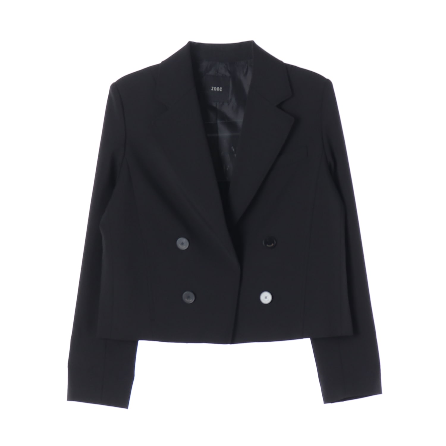 주크 22FW 크롭핏 더블 버튼 블레이저 재킷 블랙 이미지 1