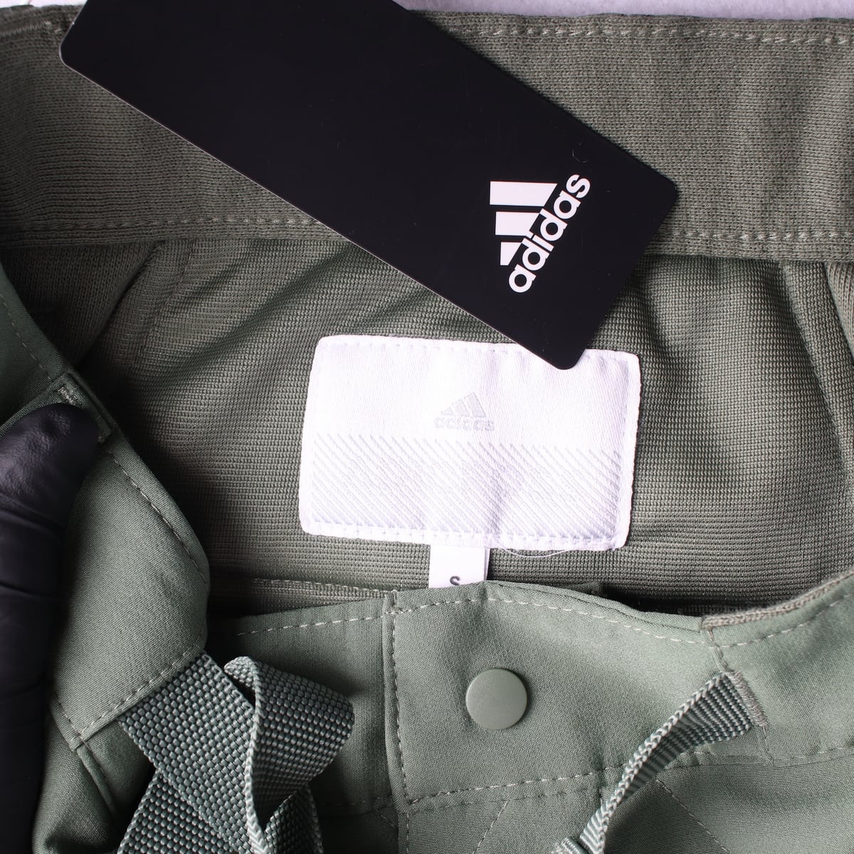 (새상품) 아디다스 골프 22FW ADX아디크로스 퀼티드 패디드 팬츠 카키 상세 이미지 3