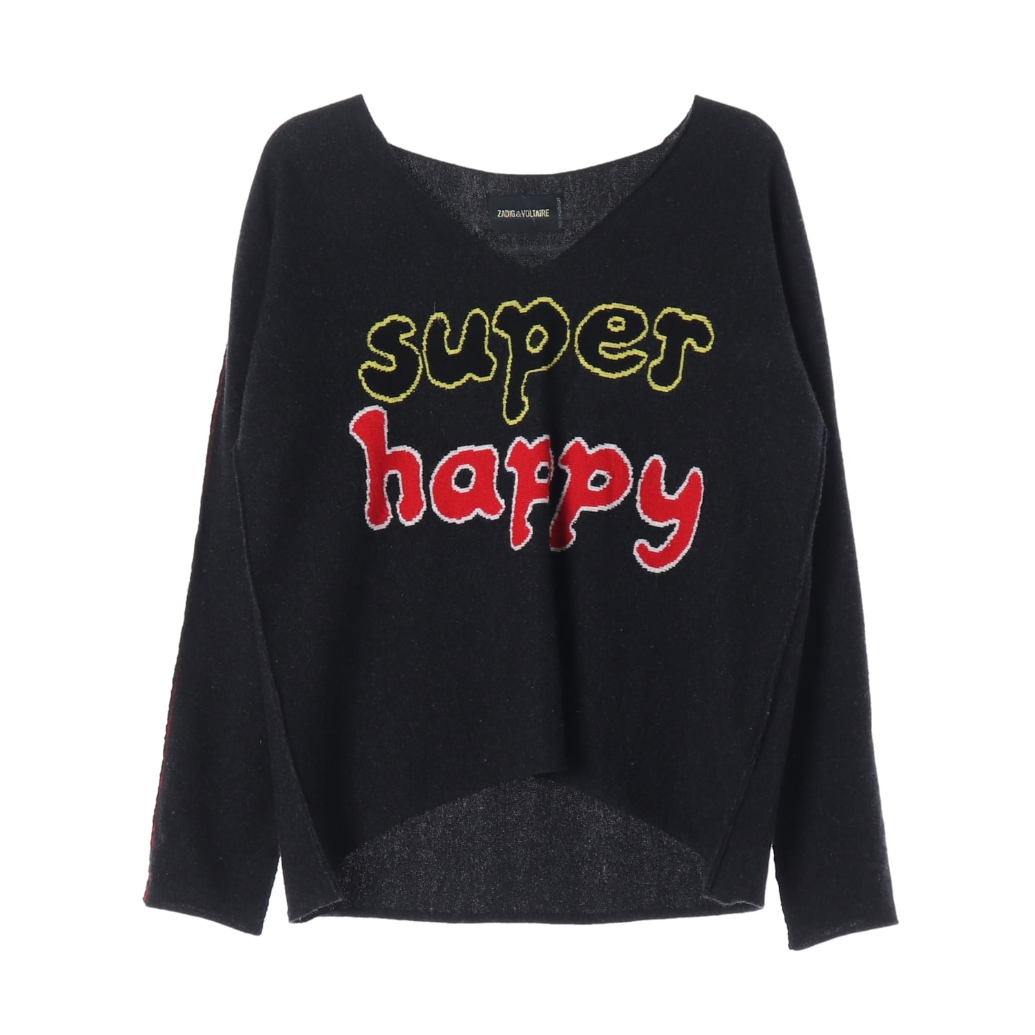쟈딕앤볼테르 super happy 캐시미어 100% 브이넥 니트 스웨터 이미지 1