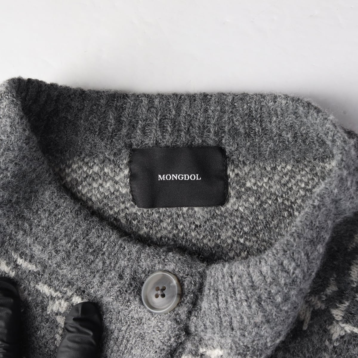 몽돌 24FW 노르딕 패턴 라운드넥 가디건 상세 이미지 3