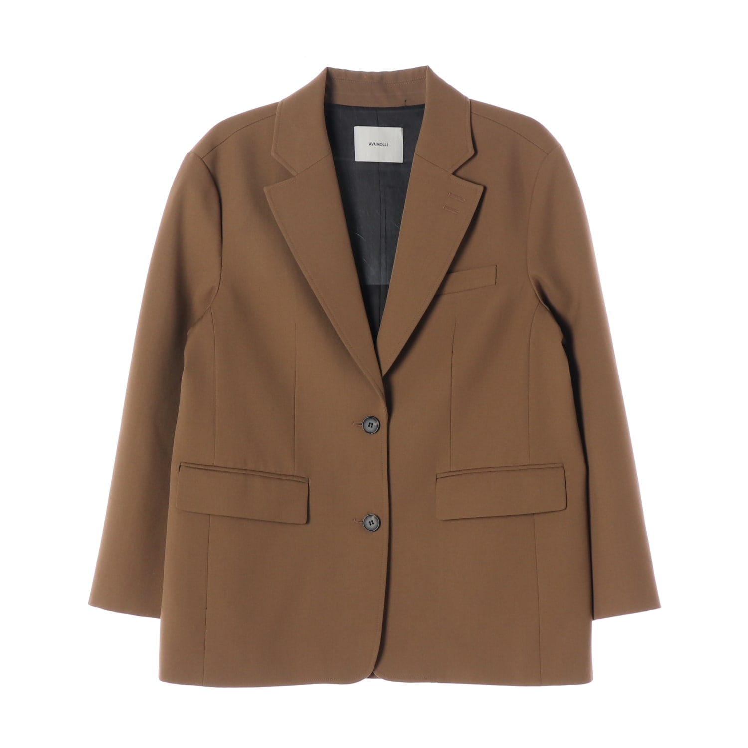 아바몰리 23FW 오버핏 울 블레이저 재킷 베이지 이미지 1