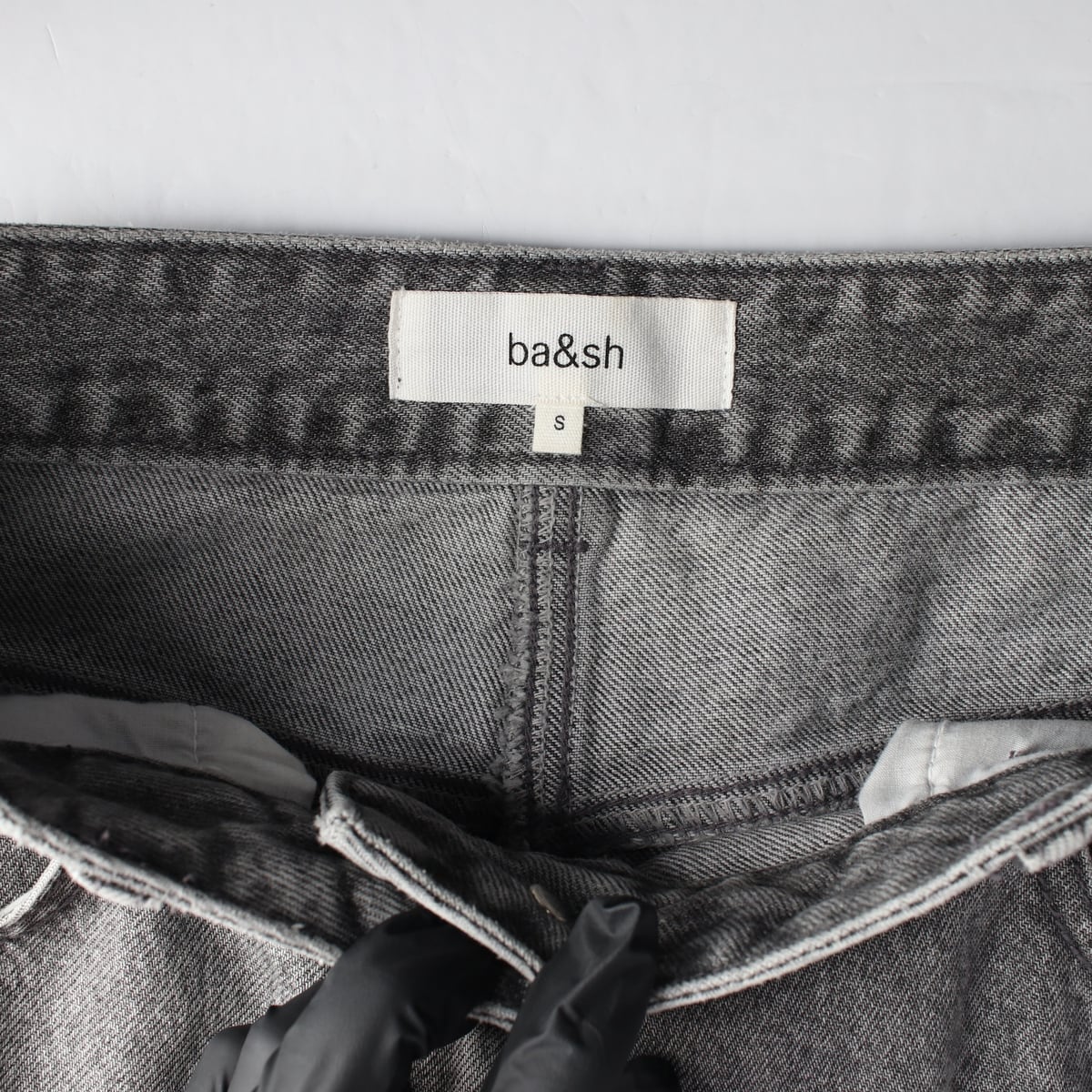 바쉬 BA&SH 24FW 스트레이트핏 코튼 데님팬츠 그레이 상세 이미지 3