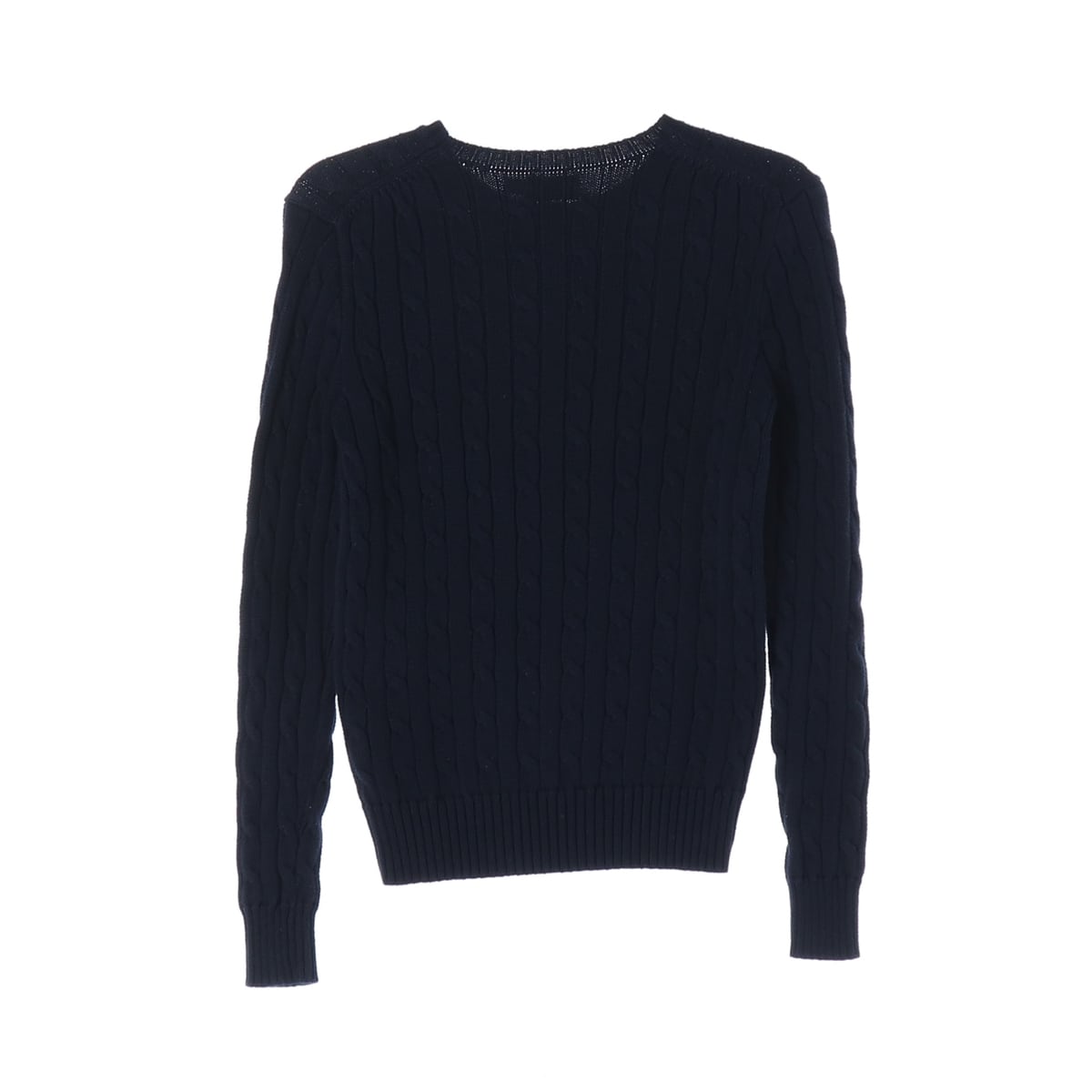 폴로 랄프 로렌 케이블 니트 크루넥 코튼 스웨터 상세 이미지 2