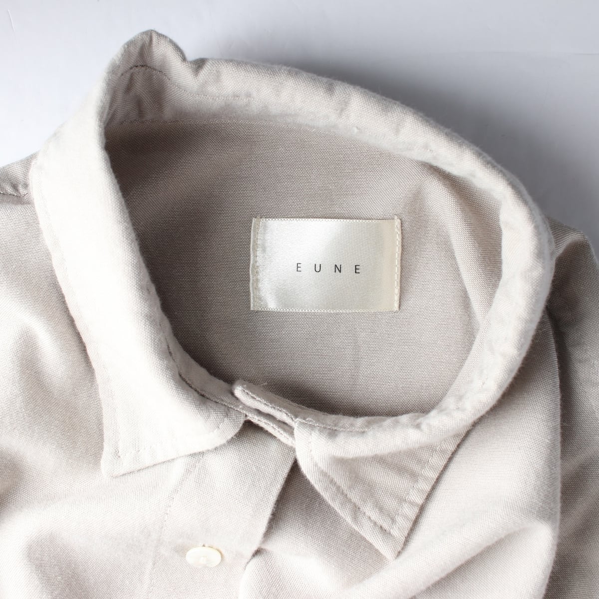 으네 EUNE 24FW 오버핏 옥스퍼드 코튼 포켓 셔츠 상세 이미지 3