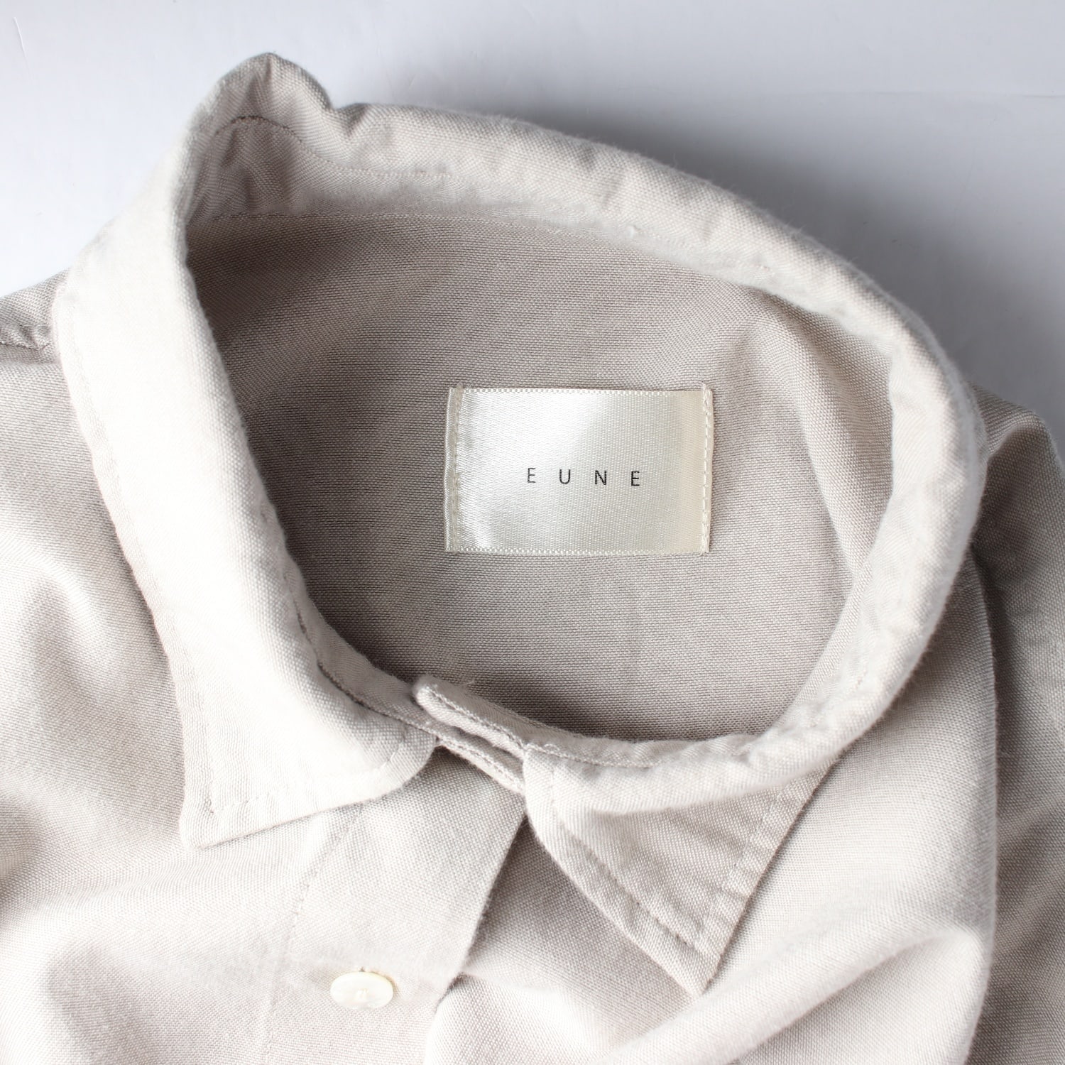 으네 EUNE 24FW 오버핏 옥스퍼드 코튼 포켓 셔츠 이미지 3
