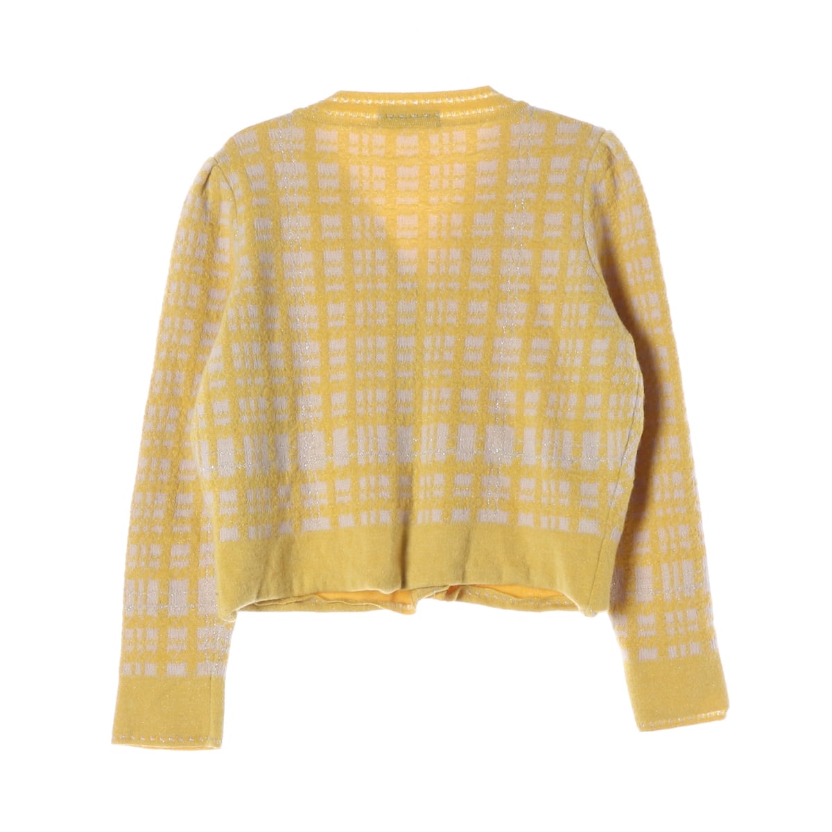 마인 21FW 체크 패턴 울 혼방 가디건 상세 이미지 2