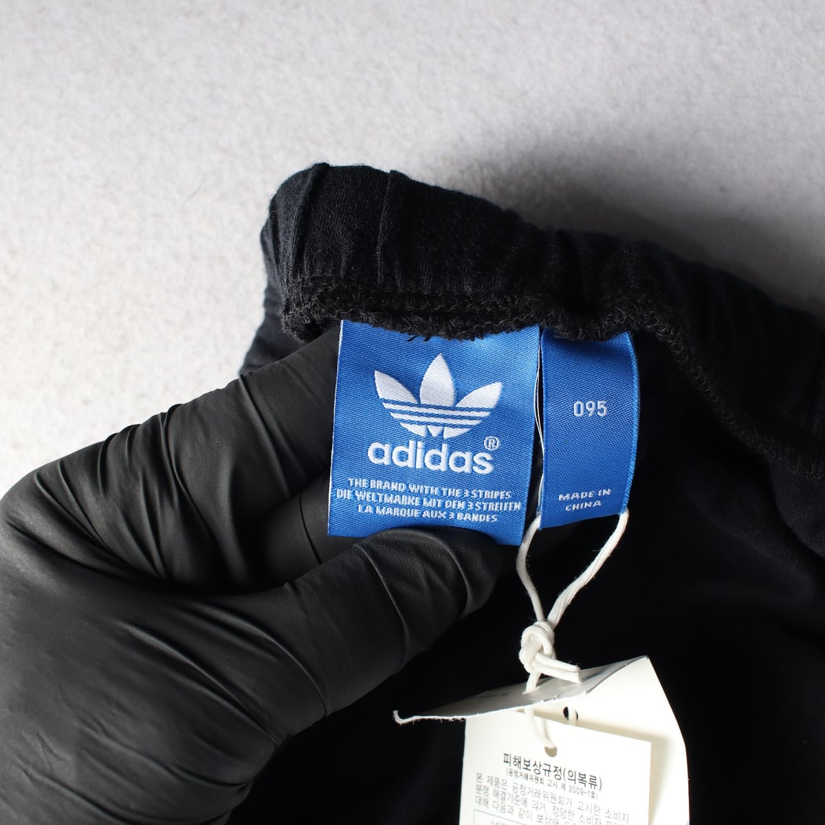 (새상품) 아디다스 트레포일 로고 셔링 드로우스트링 코튼 숏팬츠 상세 이미지 3