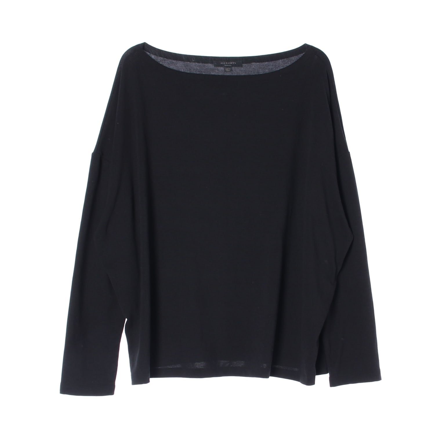 올세인츠 21FW 리타 보트넥 오버핏 긴팔 티셔츠 이미지 1