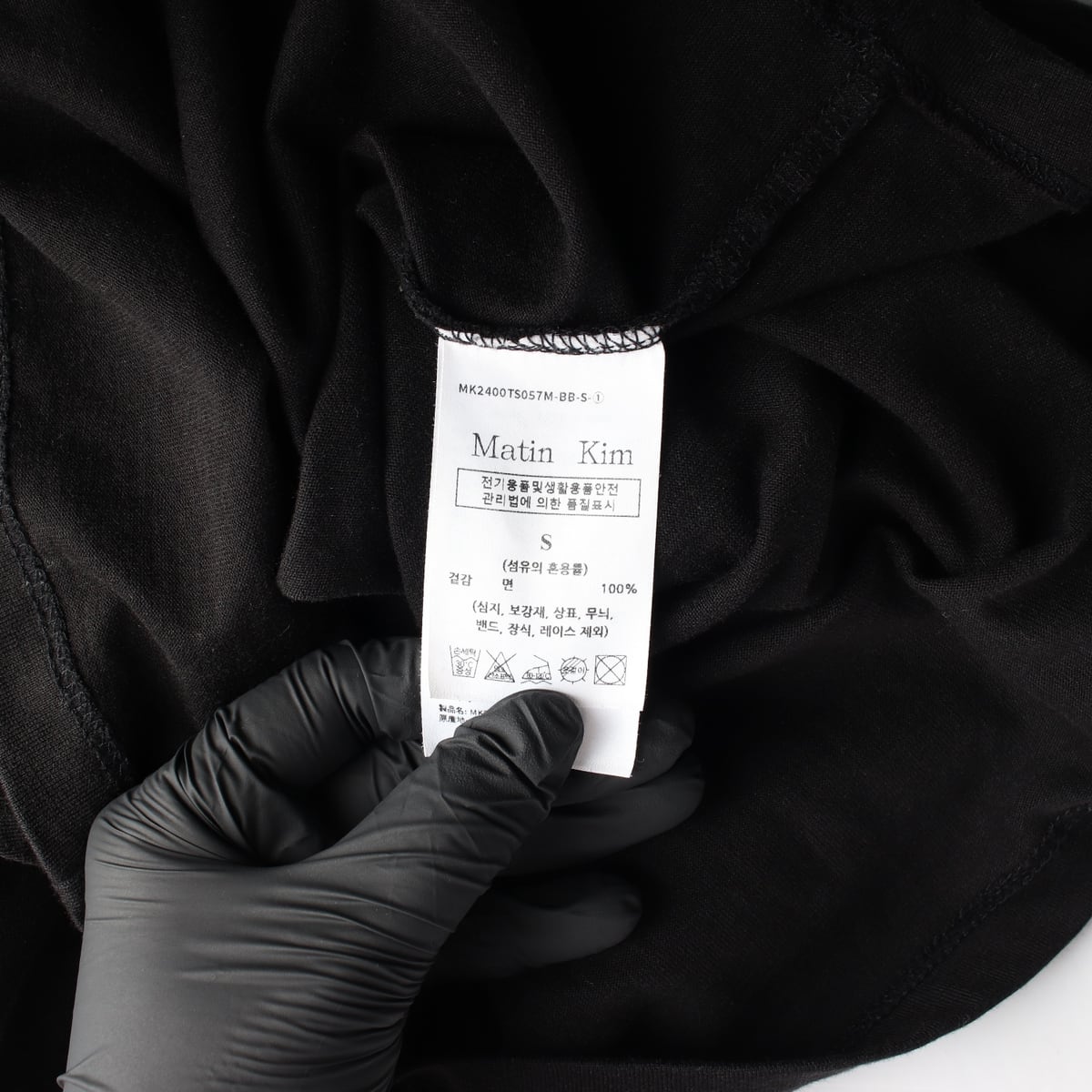 마뗑킴 24SS 로고 프린트 크롭핏 코튼 반팔 티셔츠 상세 이미지 4