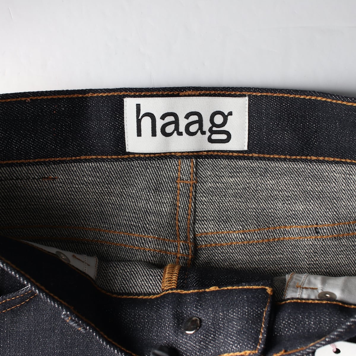 (새상품) 헤이그 haag 23SS 생지 데님 미니 스커트 상세 이미지 3