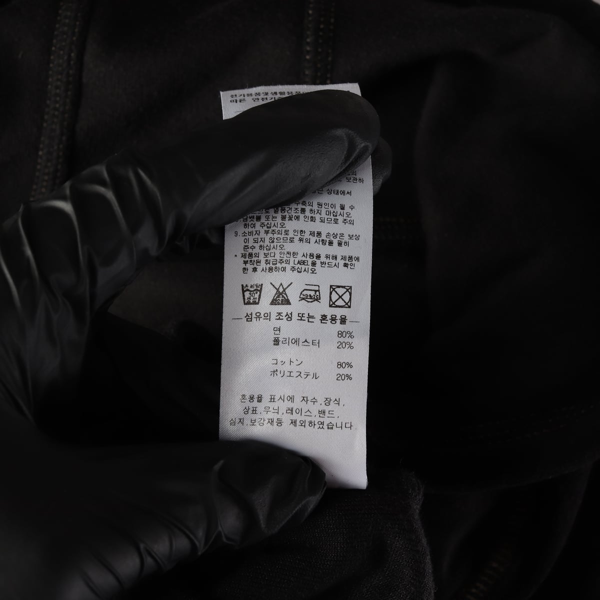 스컬프터 23FW 로고 자수 크롭 후드집업 상세 이미지 5