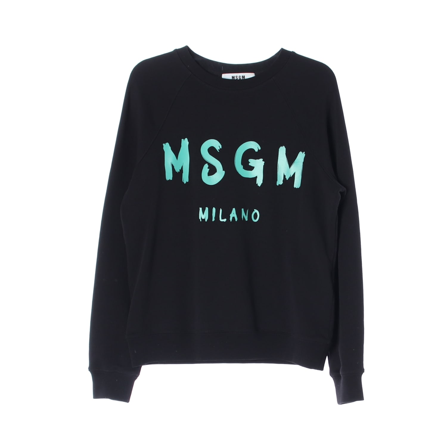 엠에스지엠 MSGM 21SS 브러쉬 로고 래글런 맨투맨 이미지 1
