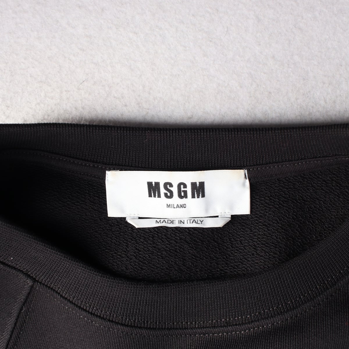 엠에스지엠 MSGM 21SS 브러쉬 로고 래글런 맨투맨 상세 이미지 3