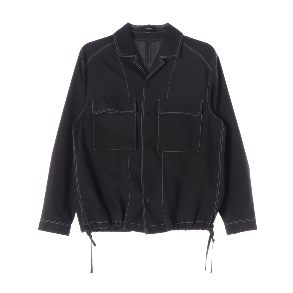 일꼬르소 21FW 스티치 아웃 포켓 오버핏 재킷 블랙 상세 이미지 1