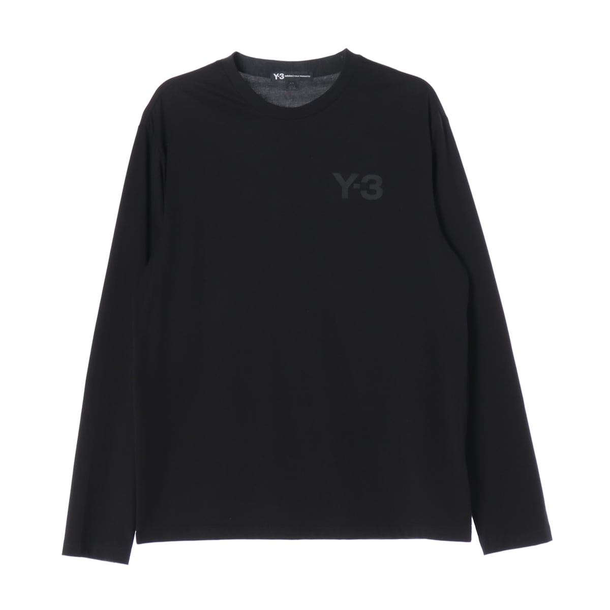 와이쓰리 Y-3 로고 프린트 코튼 롱 슬리브 긴팔 티셔츠 상세 이미지 1
