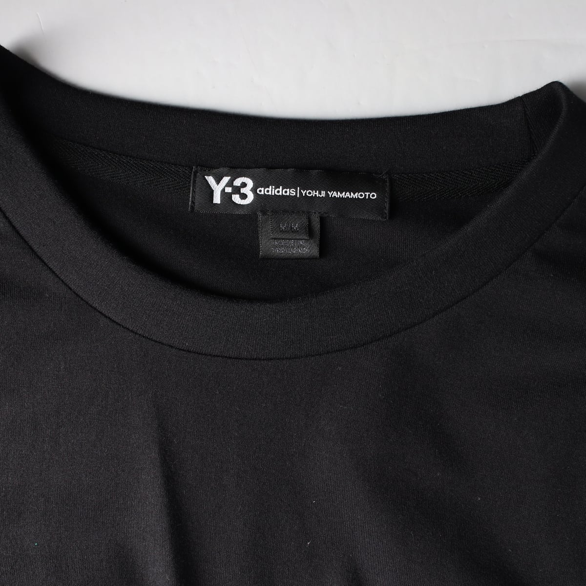 와이쓰리 Y-3 로고 프린트 코튼 롱 슬리브 긴팔 티셔츠 상세 이미지 3