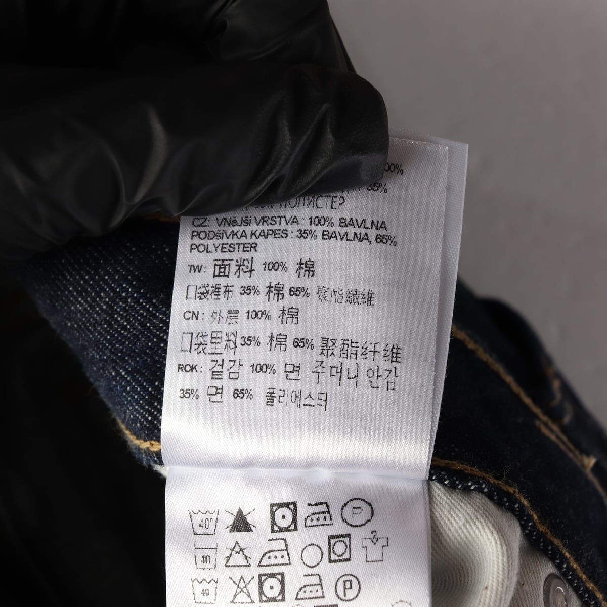 칼하트 WIP 오클랜드 스트레이트핏 데님 팬츠 생지 청바지 W32 상세 이미지 4