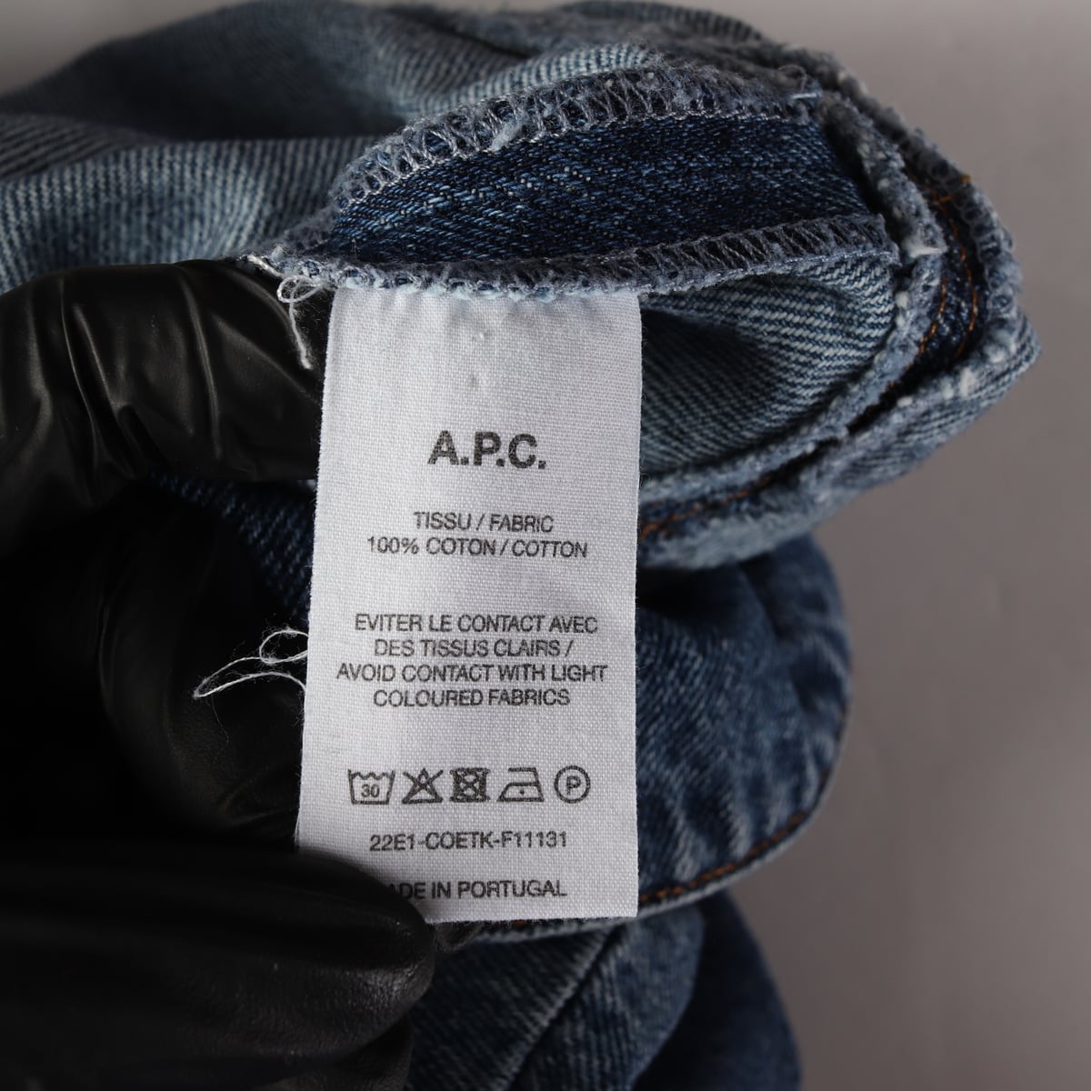 아페쎄 APC 22SS 코튼 데님 점프수트 상세 이미지 4