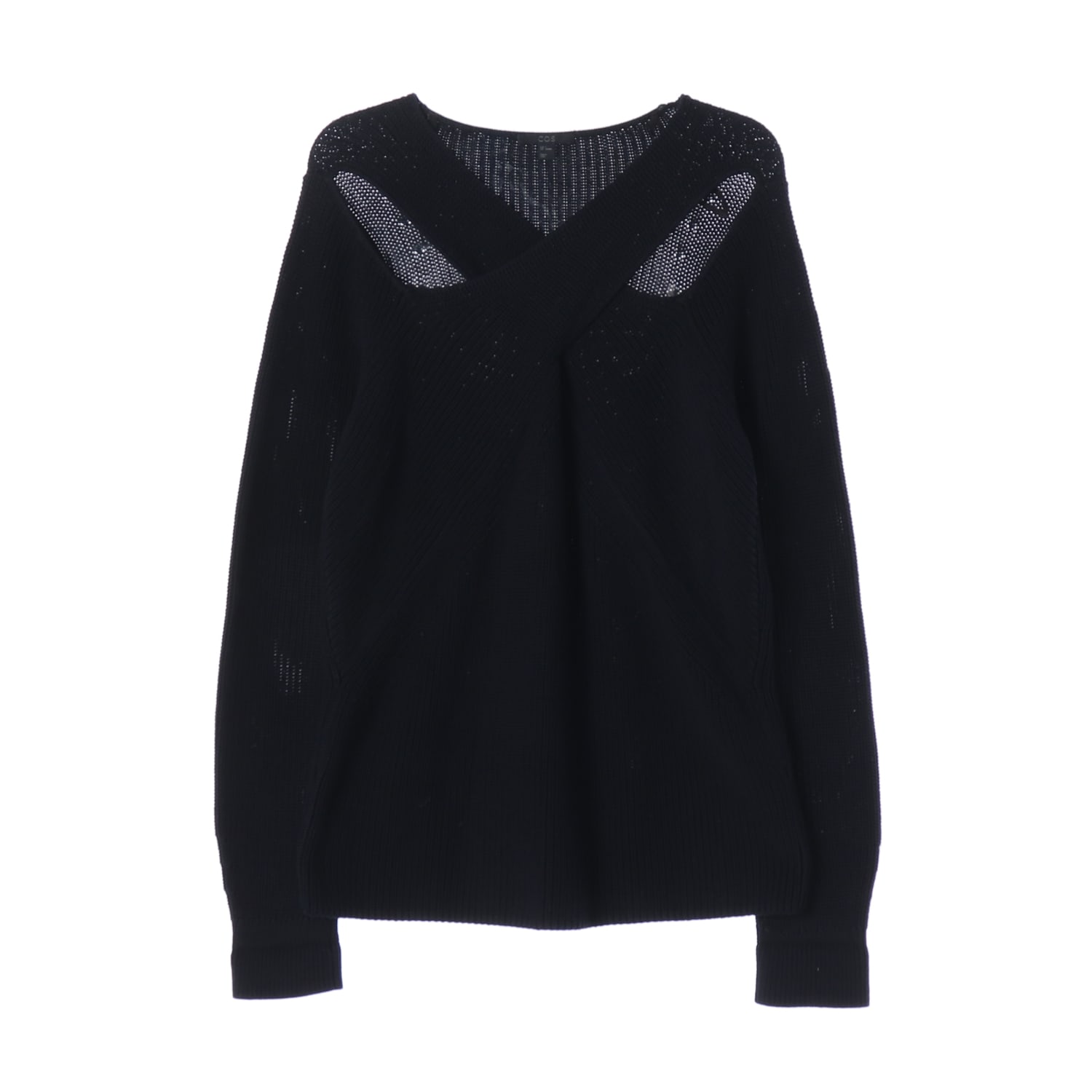 코스 21FW 엑스 드레이프 슬릿 트임 니트 스웨터 이미지 1