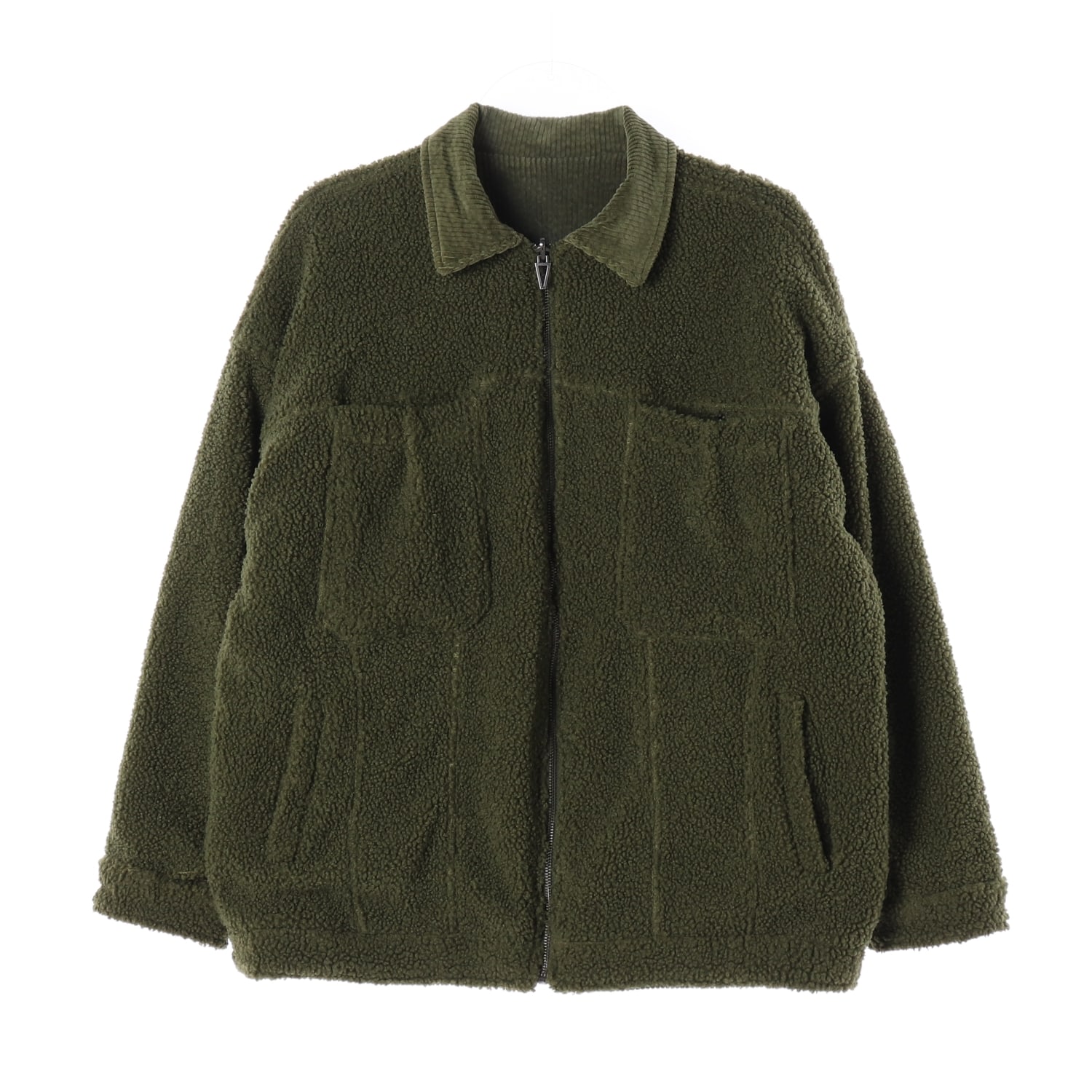 아디다스x 아이비 파크 22FW 리버서블 코듀로이 자켓 카키 이미지 3