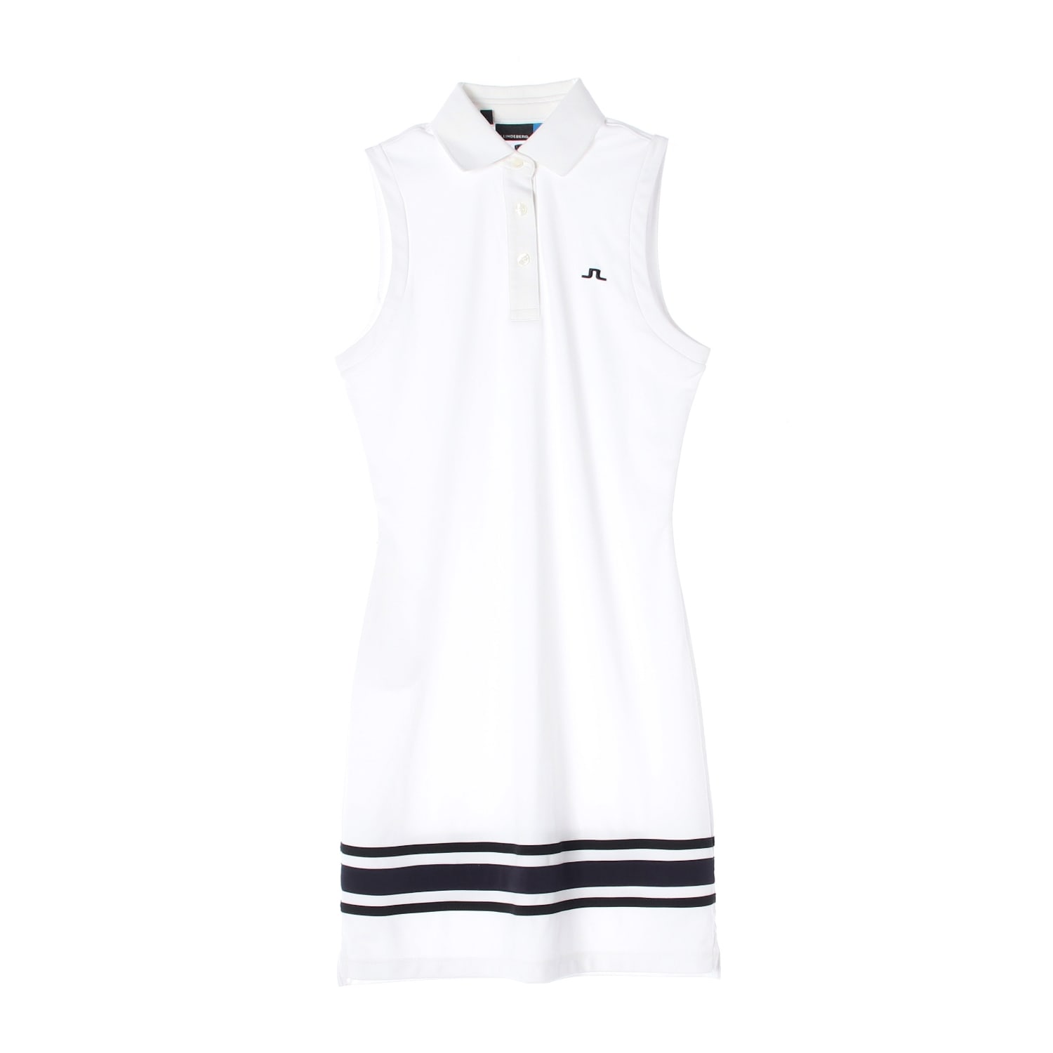 제이린드버그 골프 크리스틴 TX 저지 민소매 원피스 화이트 이미지 1