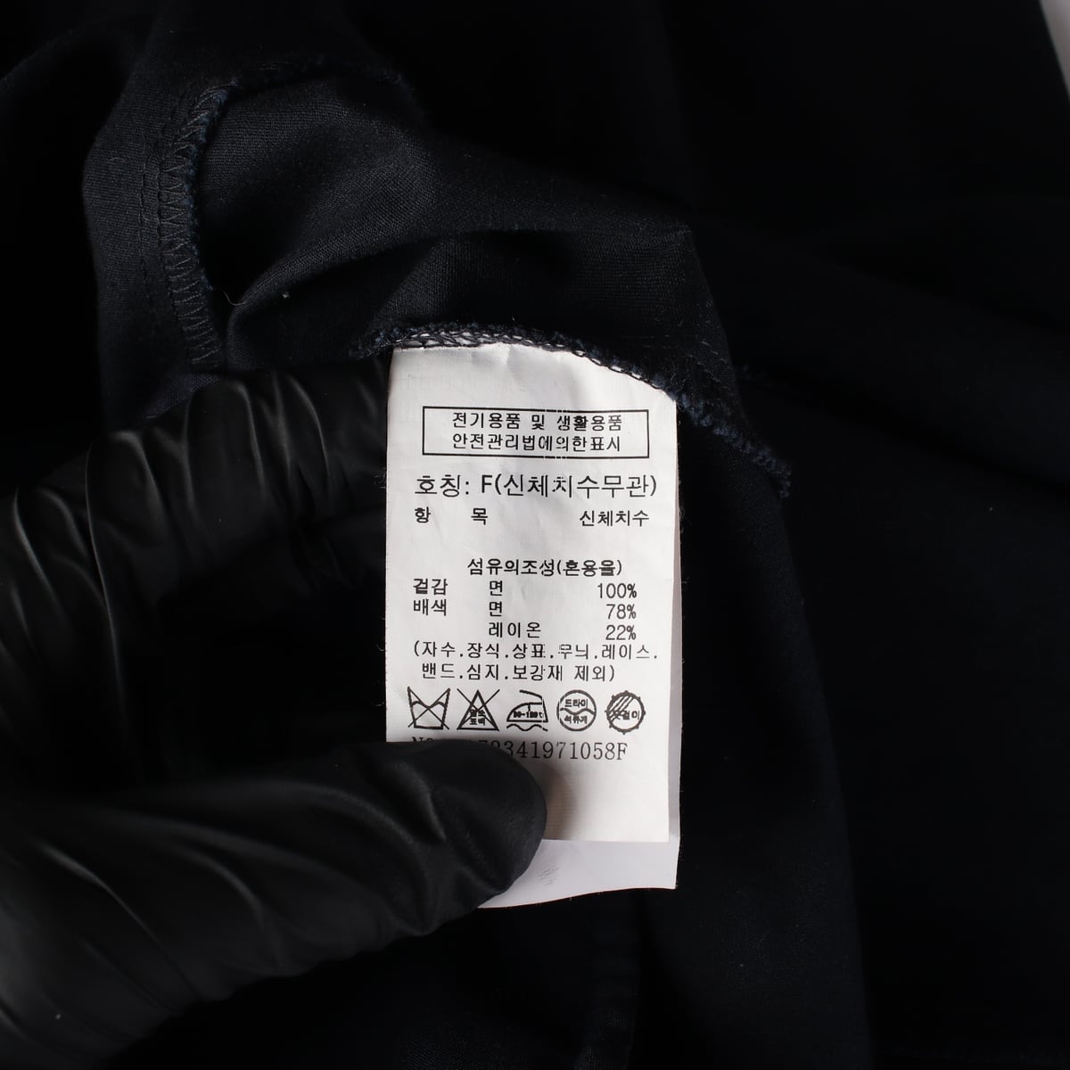 스튜디오 톰보이 22FW 코듀로이 배색 카라 오버핏 롱 원피스 상세 이미지 4