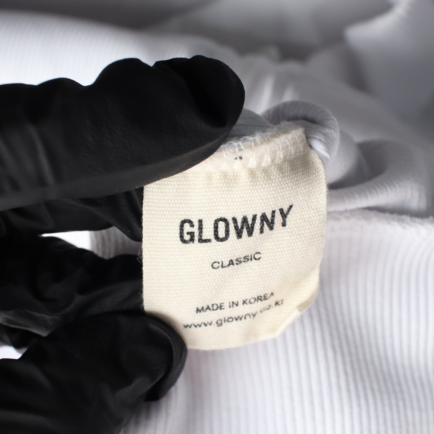 글로니 23FW G 클래식 립 트랙 집업 재킷 화이트 이미지 4
