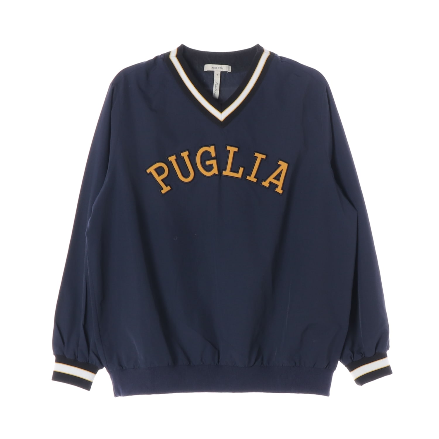 앤유 포시타노 23SS PUGLIA 브이넥 풀오버 바람막이 윈드브레이커 셋업 이미지 1