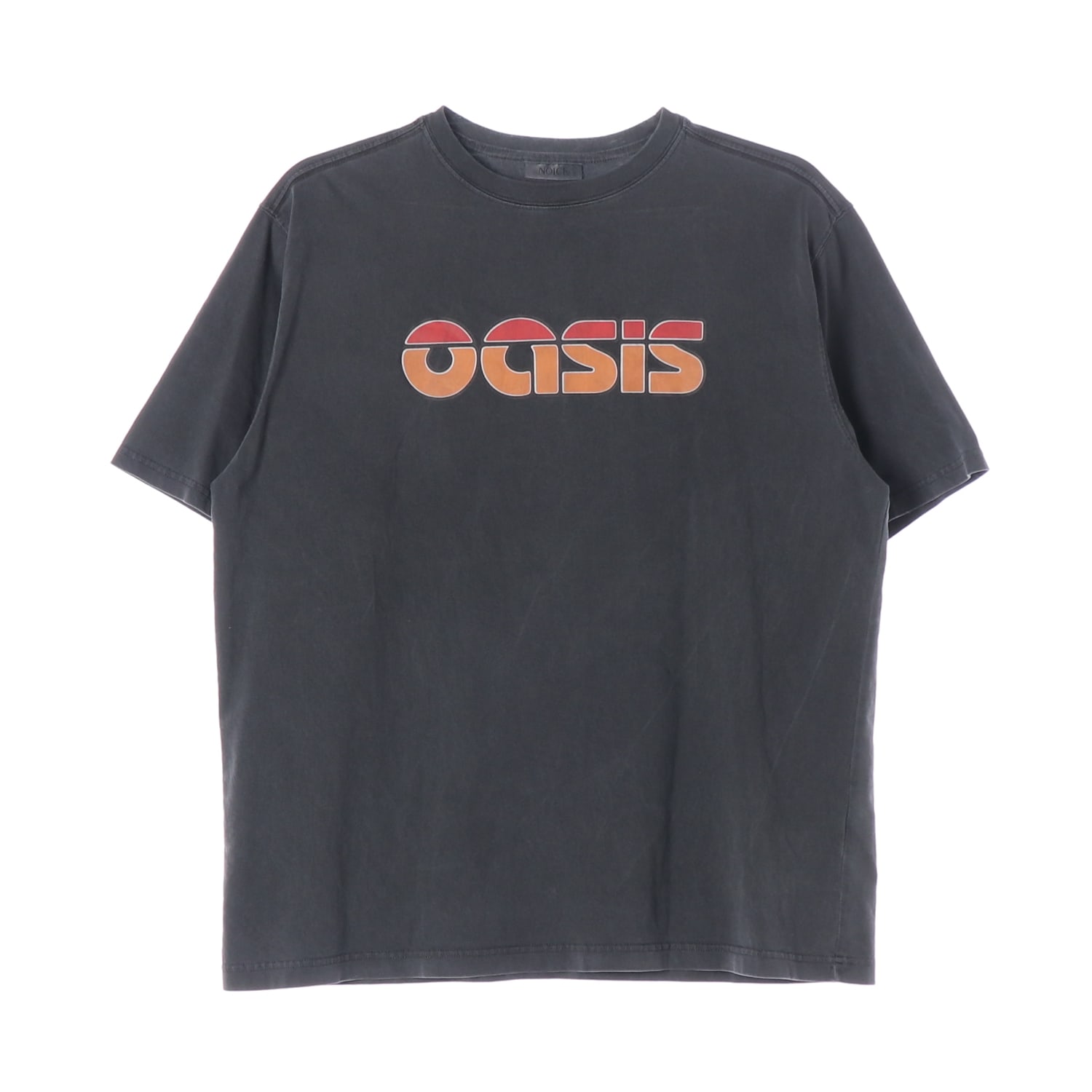 노이스 x 오아시스 25SS 로고 티셔츠 차콜 이미지 1