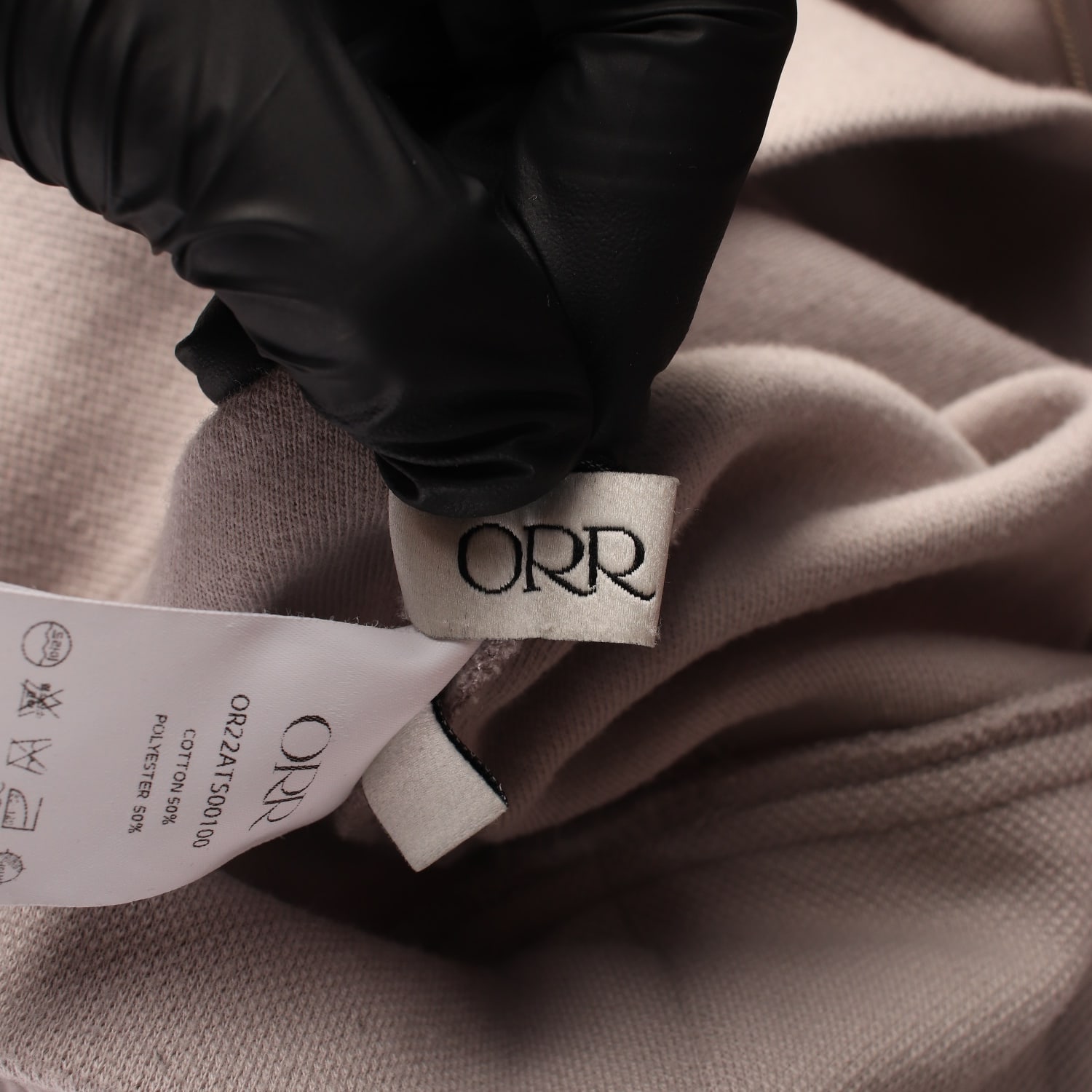 오르 ORR 22FW 하프집업 오버핏 코튼 혼방 맨투맨 이미지 3