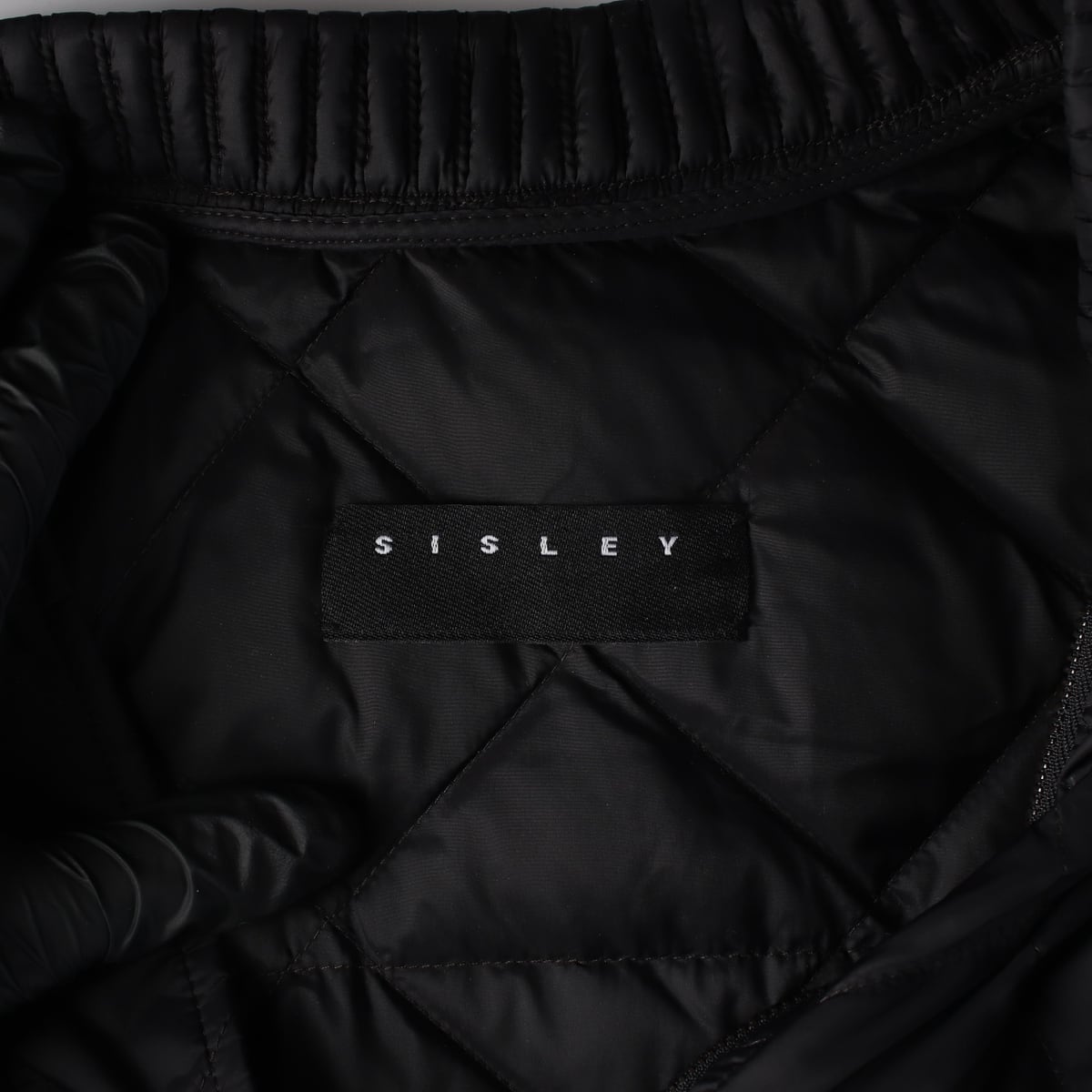 시슬리 23FW 퀼팅 하프소매 반팔 덕다운 경량 패딩 재킷 상세 이미지 4