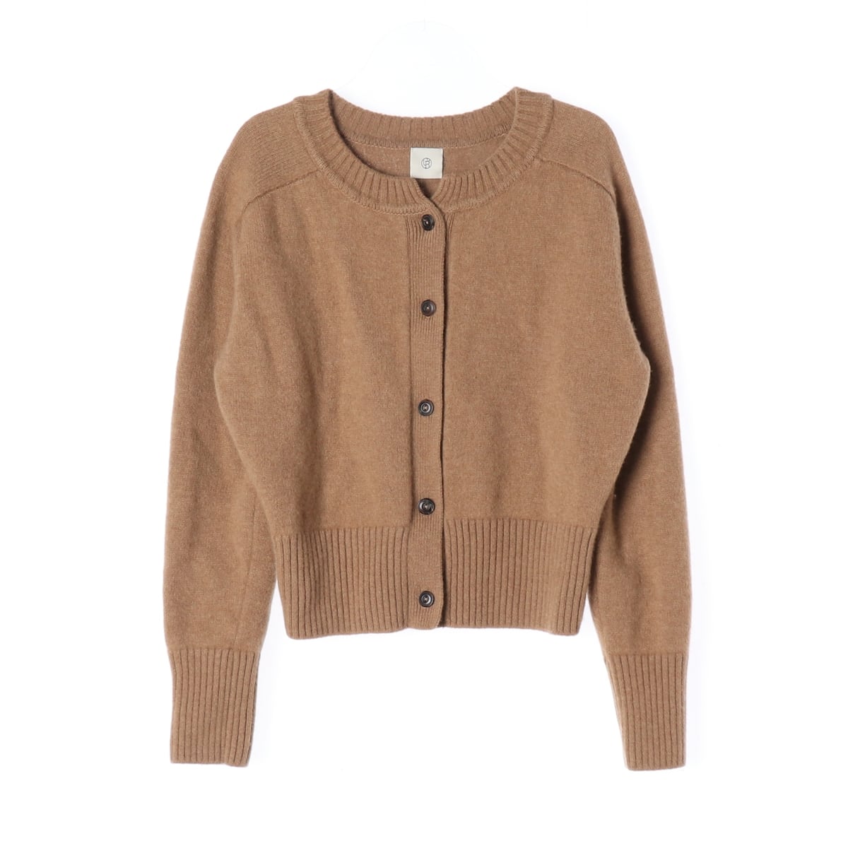 유메르 24FW 시몬 울 가디건 카멜 상세 이미지 1
