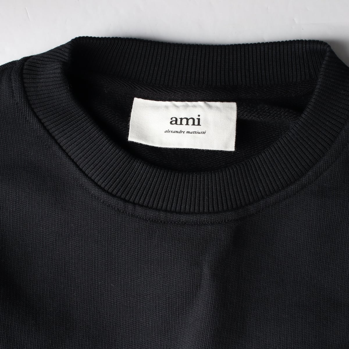 (새상품) 아미 AMI 21SS 스몰 하트 로고 자수 코튼 크루넥 맨투맨 상세 이미지 3