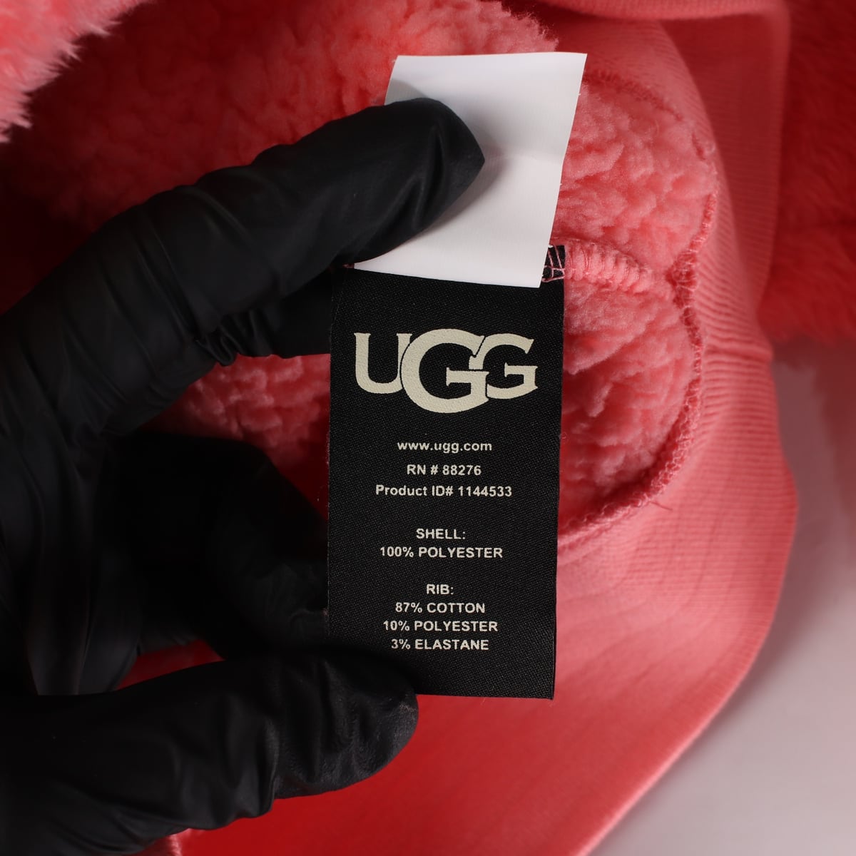 어그 UGG 로고 플리스 헤어리 후디 후드티 상세 이미지 3