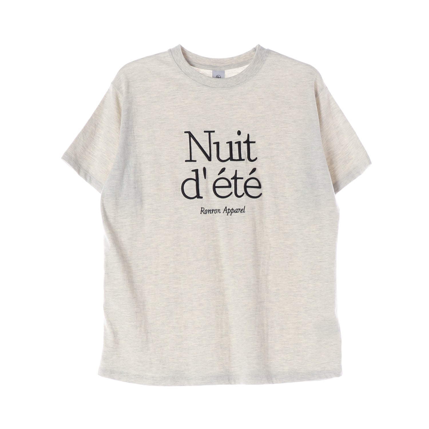론론 NUIT D ETE 반팔 티셔츠 오트밀 이미지 1