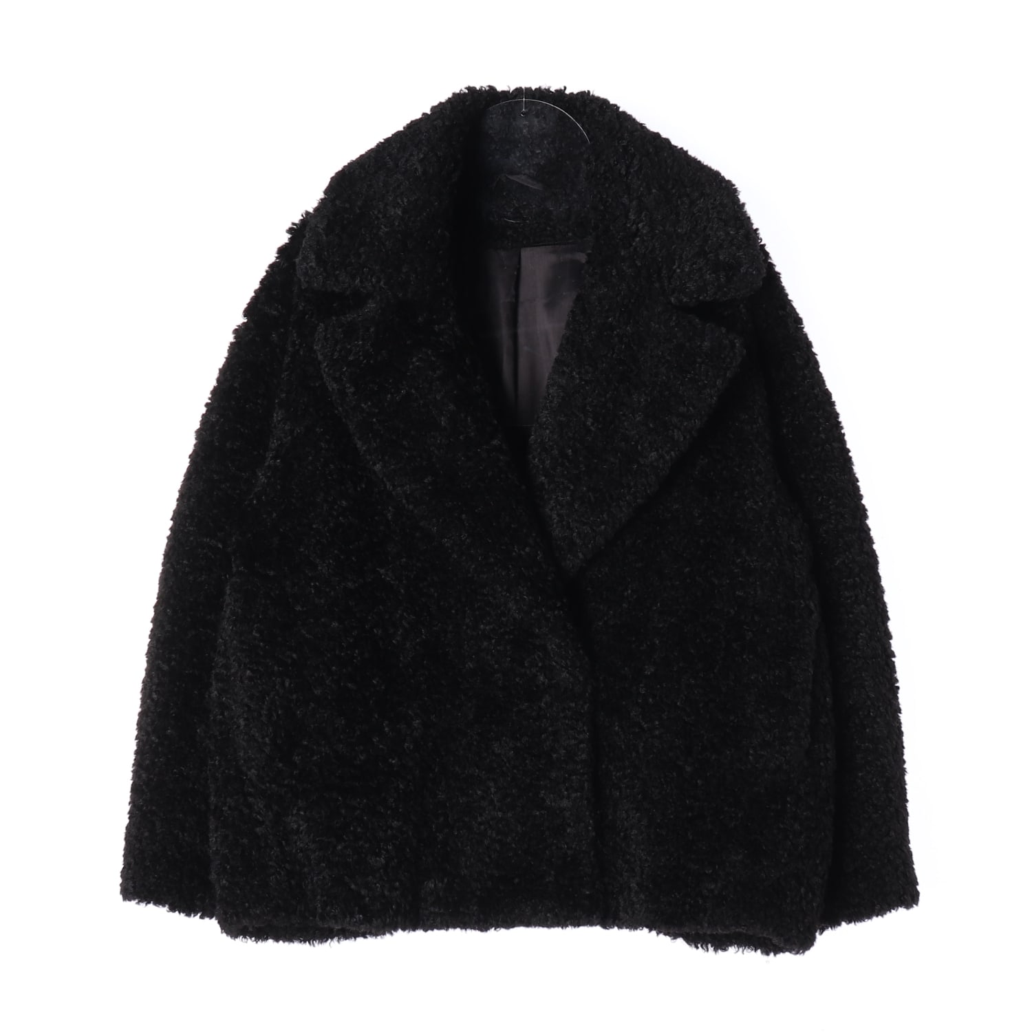 코스 22FW 오버핏 컬리 텍스처 퍼 코트 재킷 이미지 1