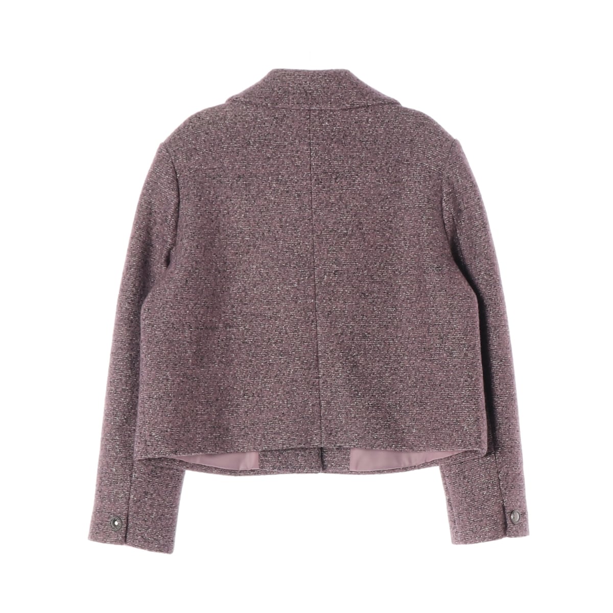 (새상품) 온앤온 22FW 울 블렌드 트위드 재킷 다크 핑크 상세 이미지 2