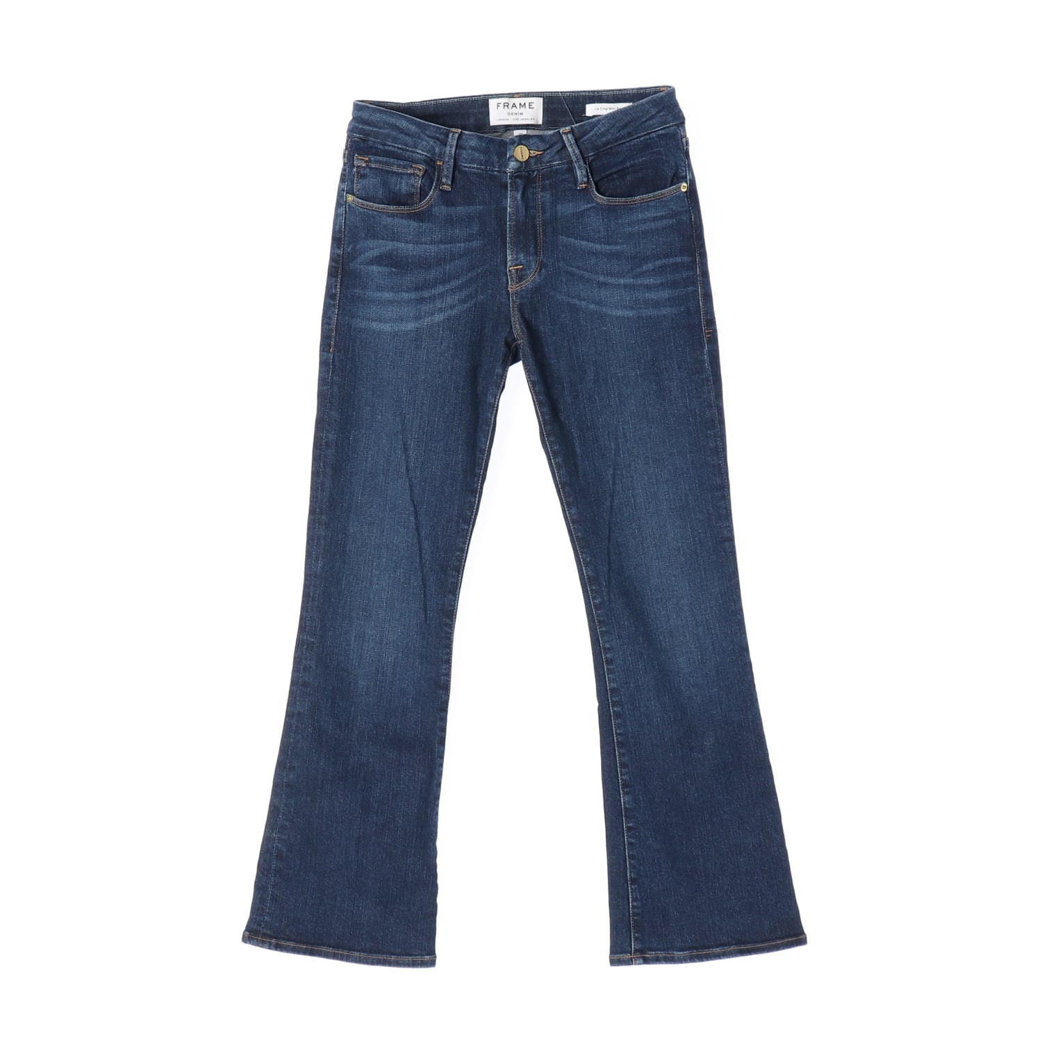 프레임 Le Crop Mini Boot 크롭 부츠컷 데님 팬츠 이미지 1