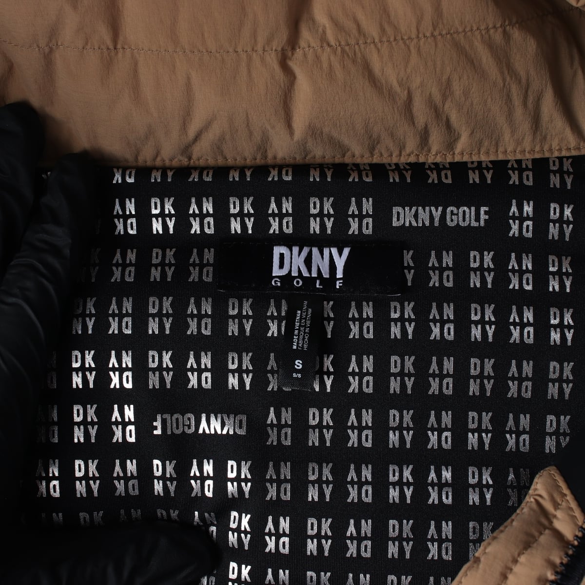 디케이엔와이 DKNY 골프 21FW 하이넥 다운 숏패딩 경량 패딩 재킷 상세 이미지 4