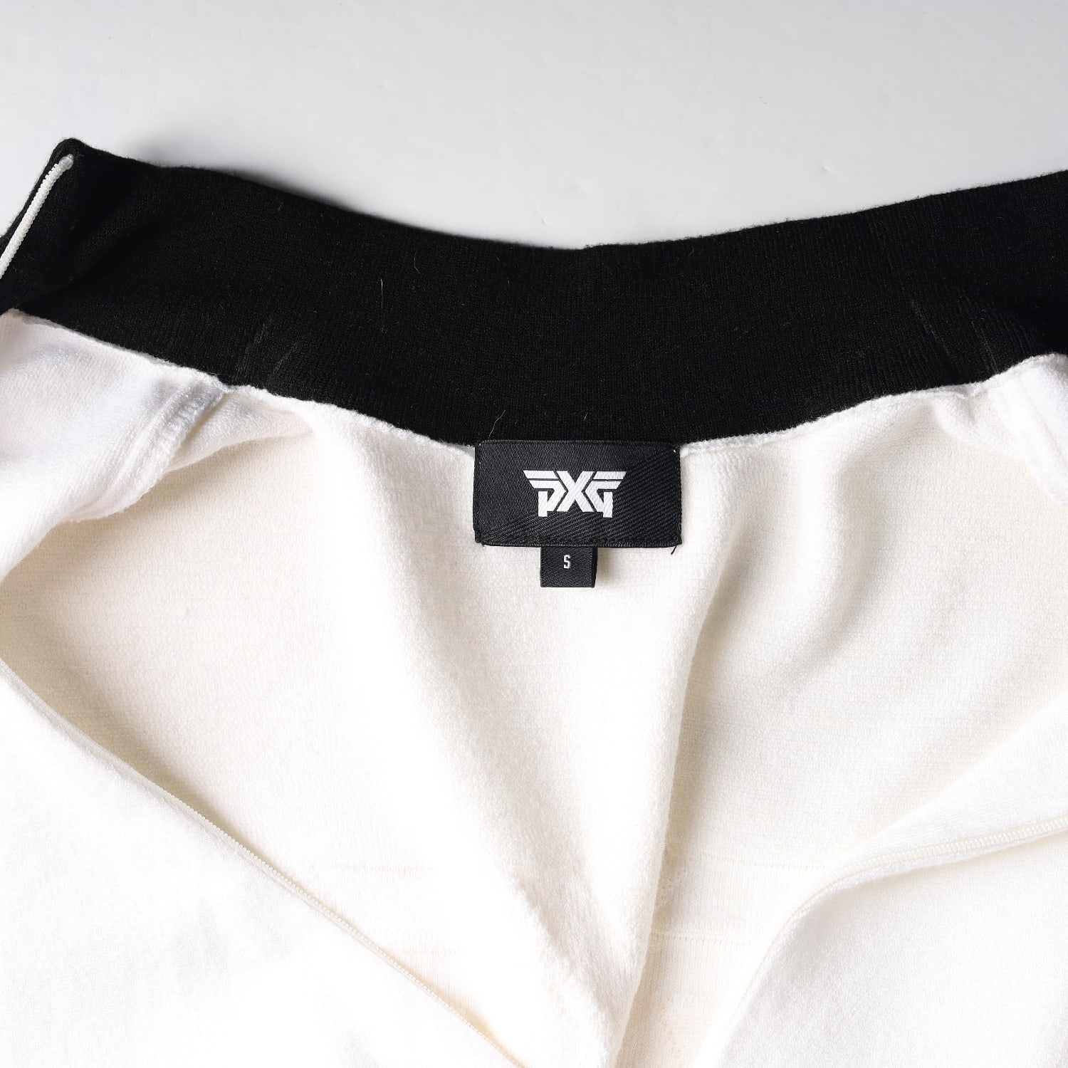 피엑스지 PXG 21SS 골프 로고 자수 배색 집업 니트 스웨터 이미지 3