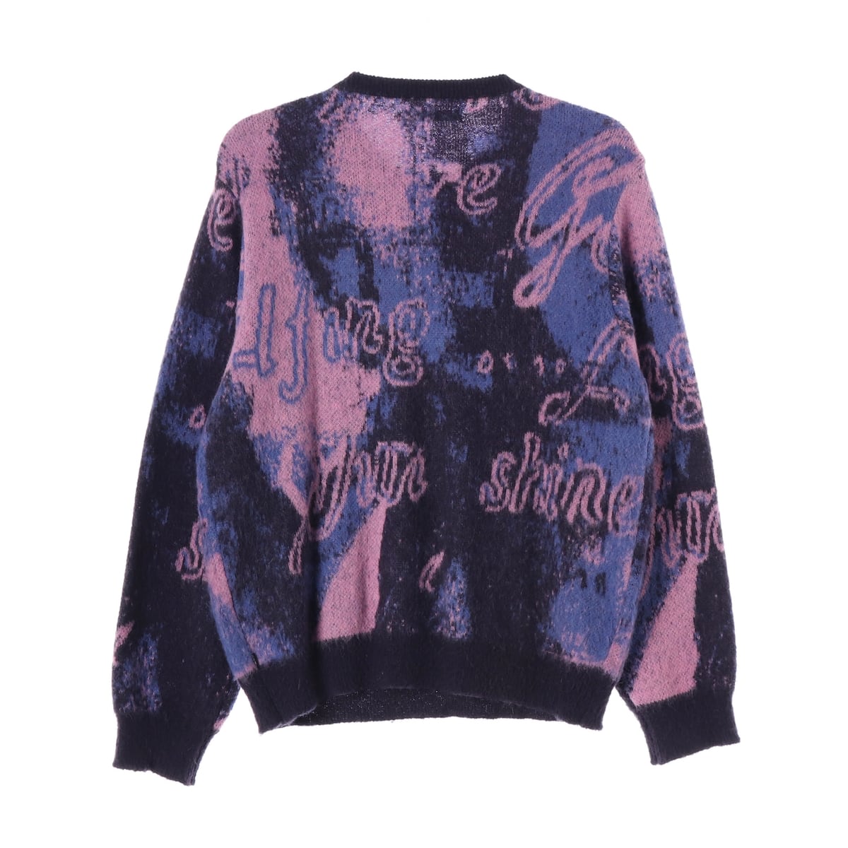 썬러브 23FW Faded 페이디드 니트 스웨터 퍼플 상세 이미지 2
