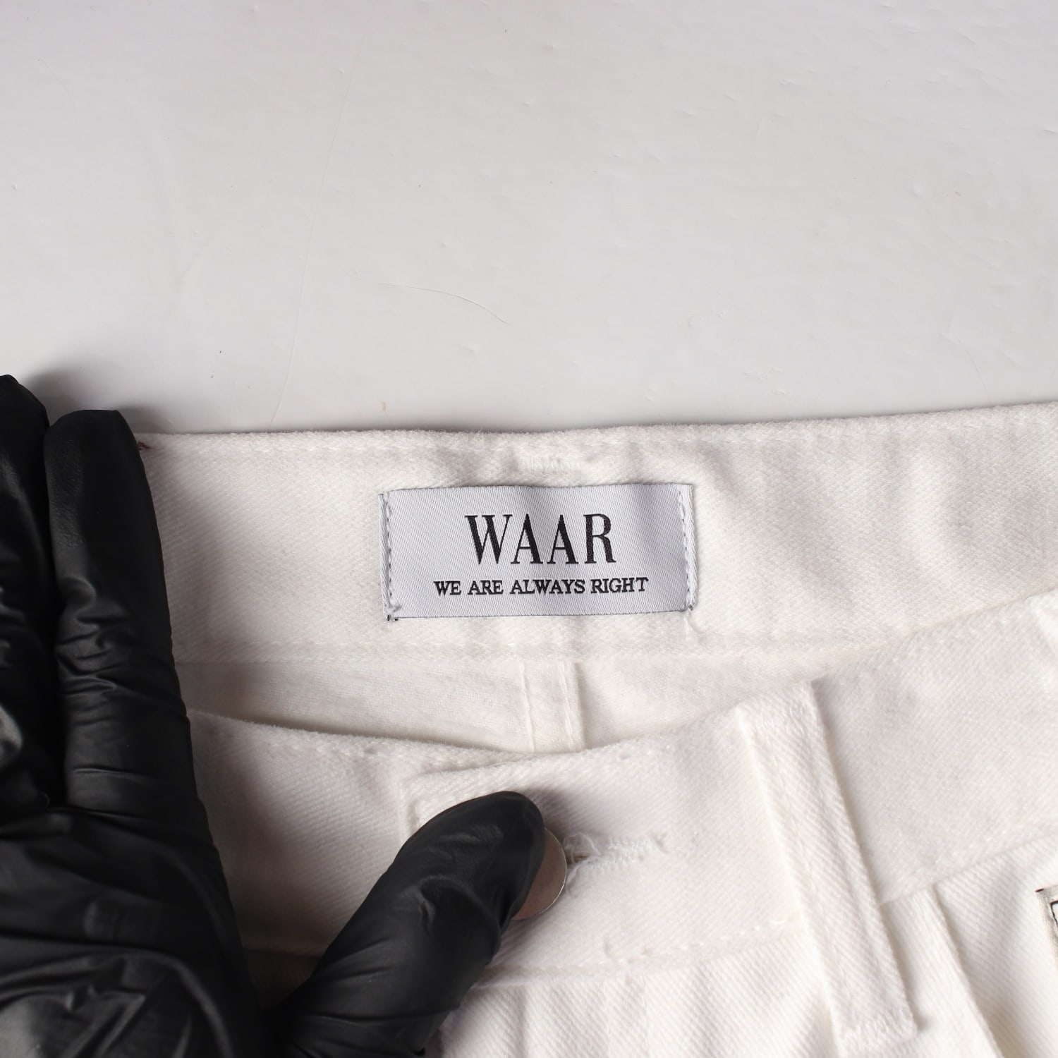 와르 포 우먼 WAAR 25FW W1100 기모 플레어핏 부츠컷 데님팬츠 이미지 3