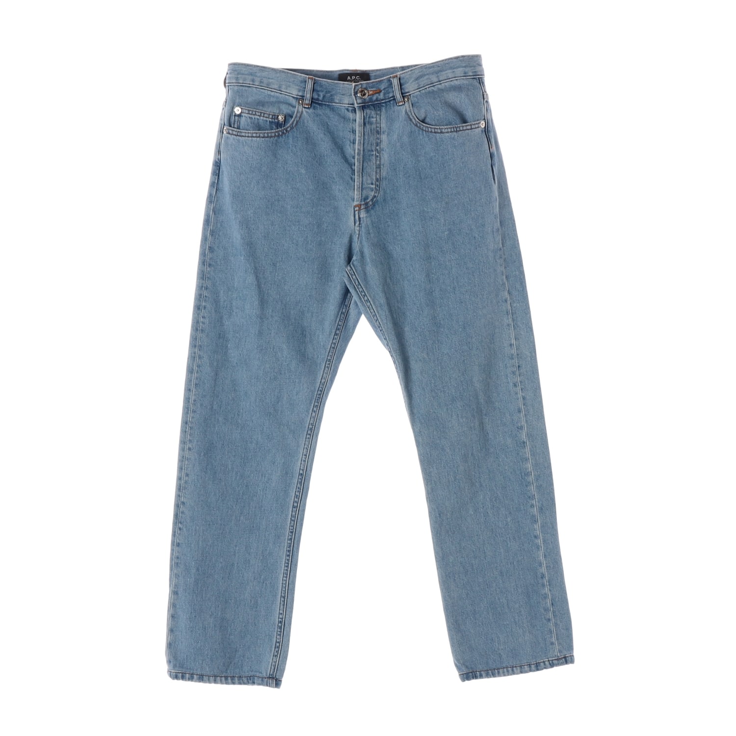 아페쎄 APC 24SS 스탠다드 코튼 버튼플라이 데님 팬츠 라이트블루 W30 이미지 1
