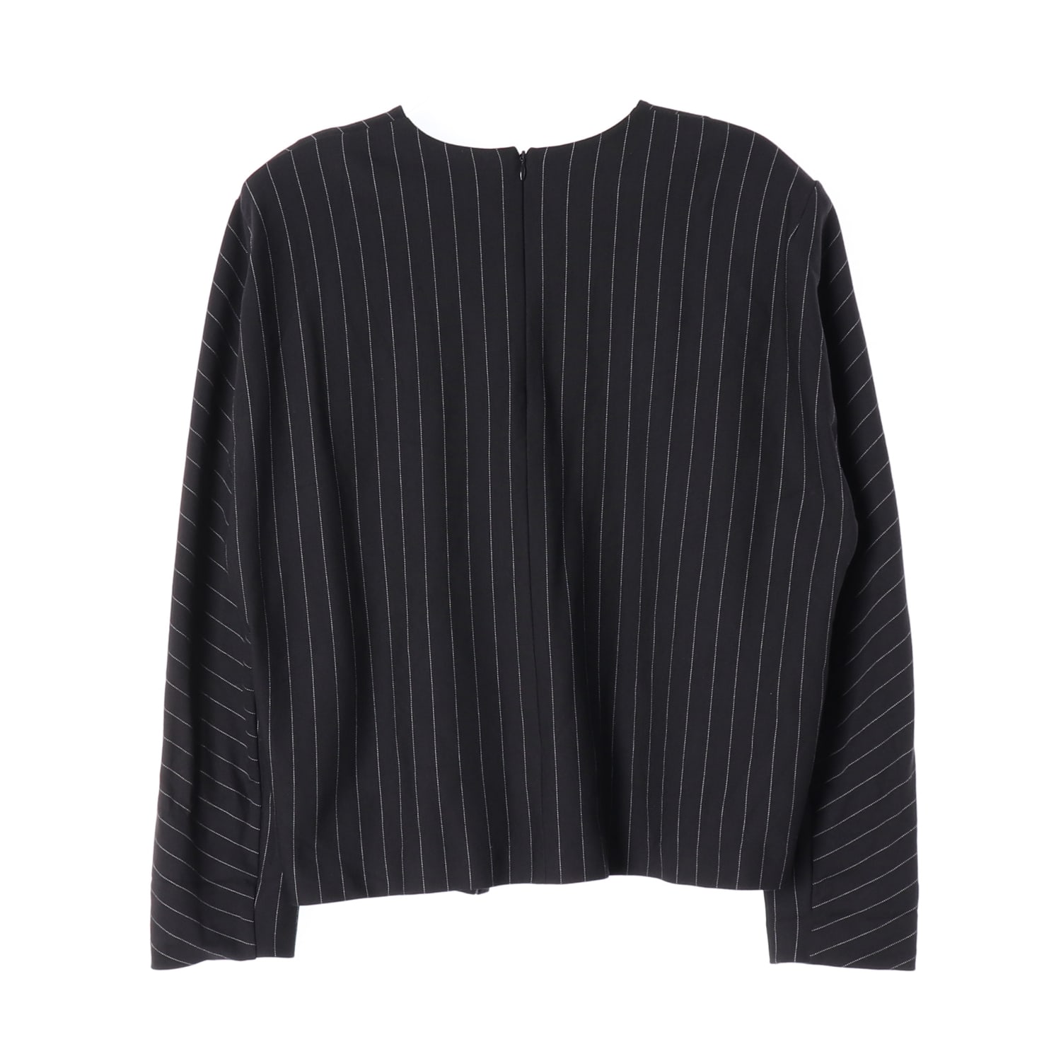 코스 23FW 스트라이프 드레이프  블라우스 이미지 2