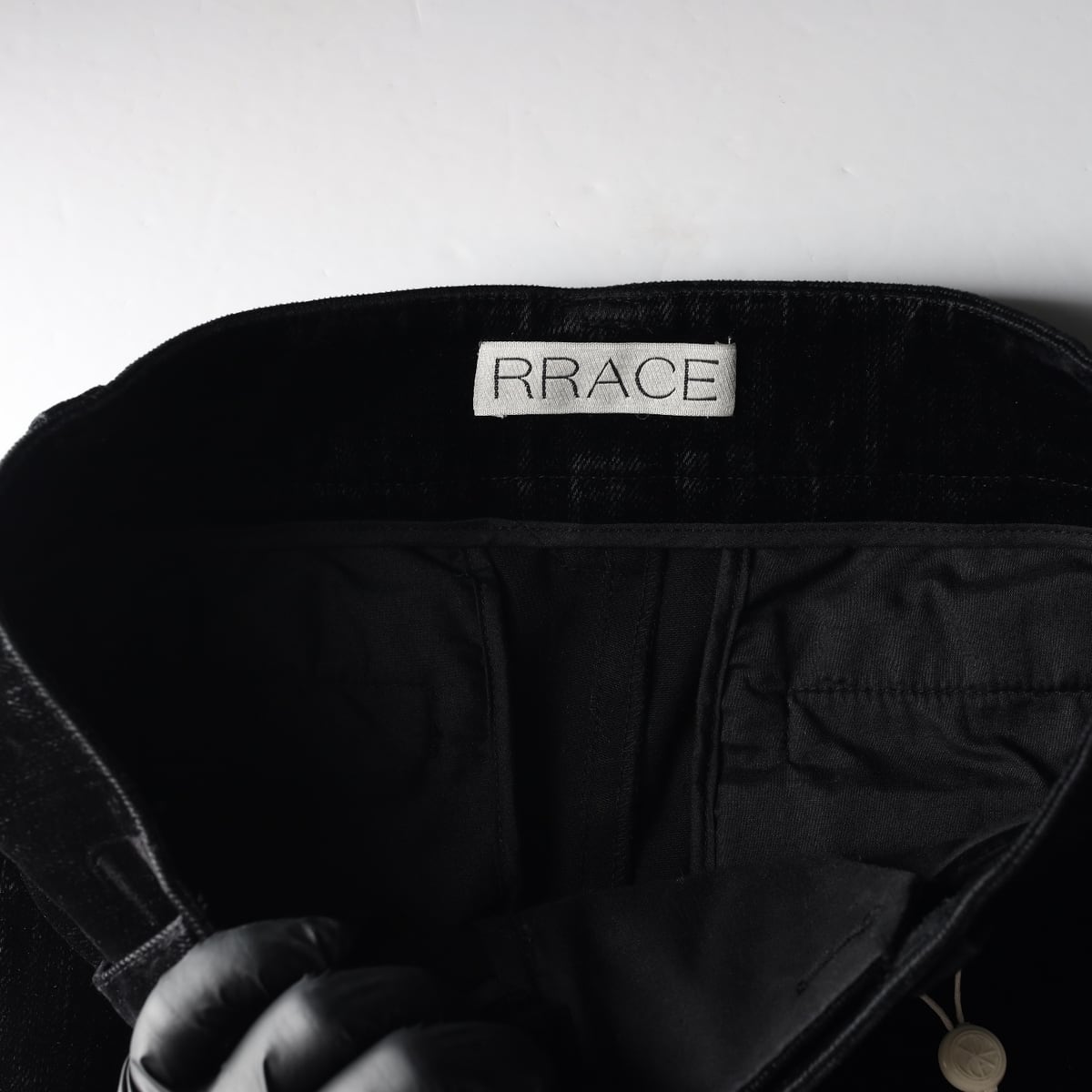 (새상품) 레이스 RRACE 벨벳 커브드 팬츠 상세 이미지 3